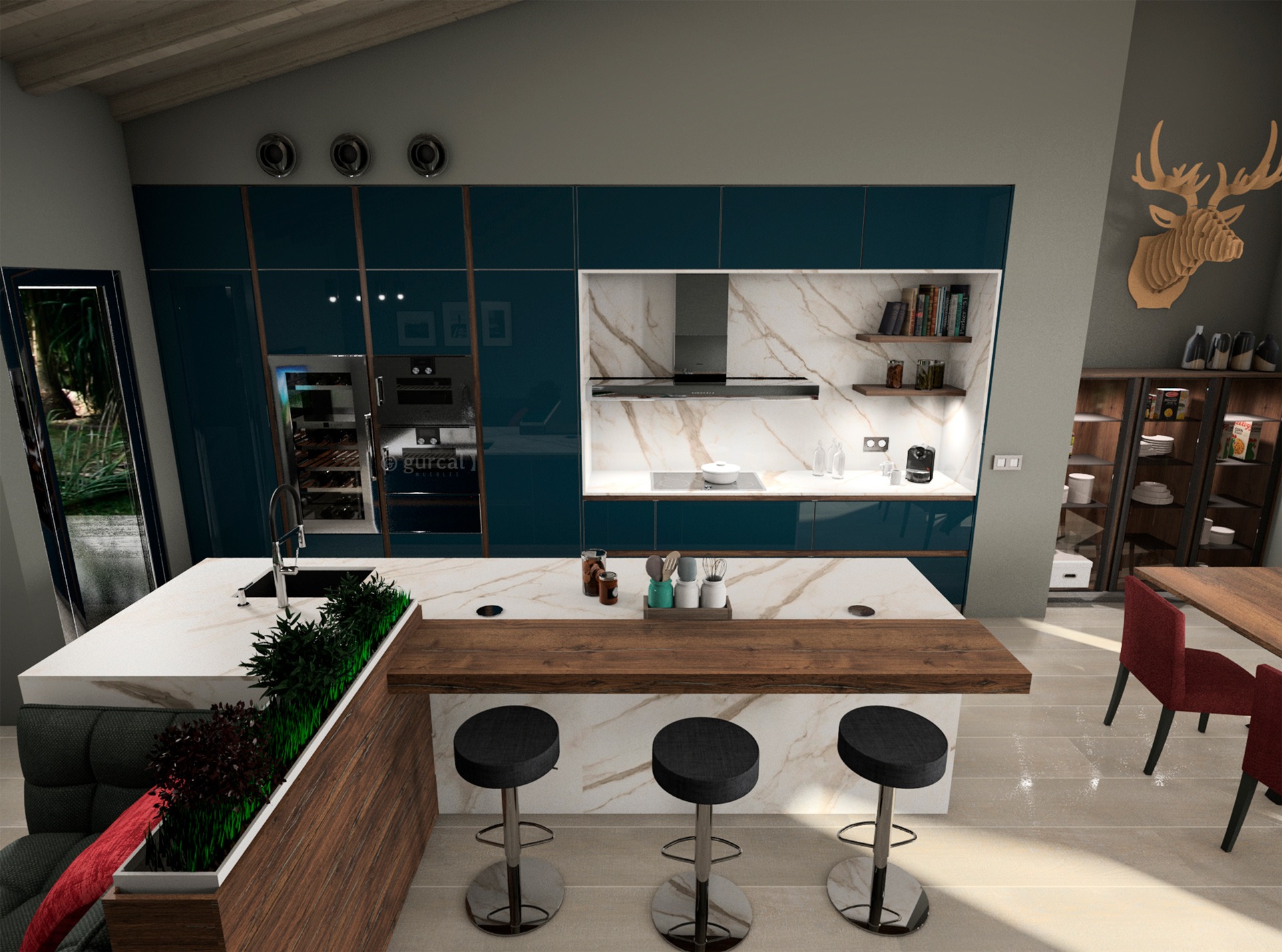 Cocina 10 Blue
